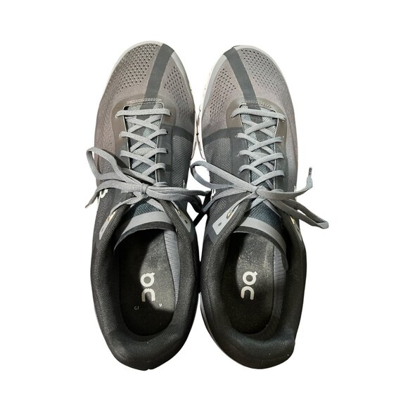 On Running Mens Size 14 Cloudflow Running Shoes Black Asphalt Sneakers - Picture 4 of 10